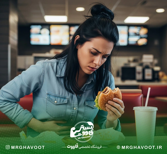 غذاهای نامناسب دوران پریود