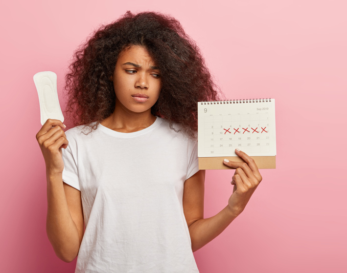 زودتر پریود شدن