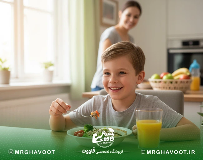 تغذیه مناسب برای رشد کودک