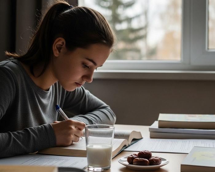 هنگام درس خواندن چی بخوریم