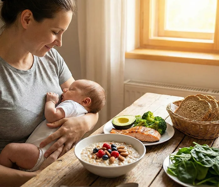 تغذیه مادر شیرده