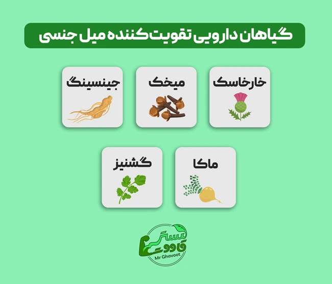 گیاهان دارویی تقویتکننده میل جنسی