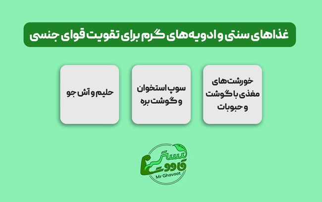 غذاهای سنتی و ادویههای گرم برای تقویت قوای جنسی