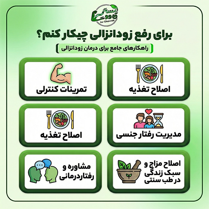 برای رفع زود انزالی چیکار کنم؟